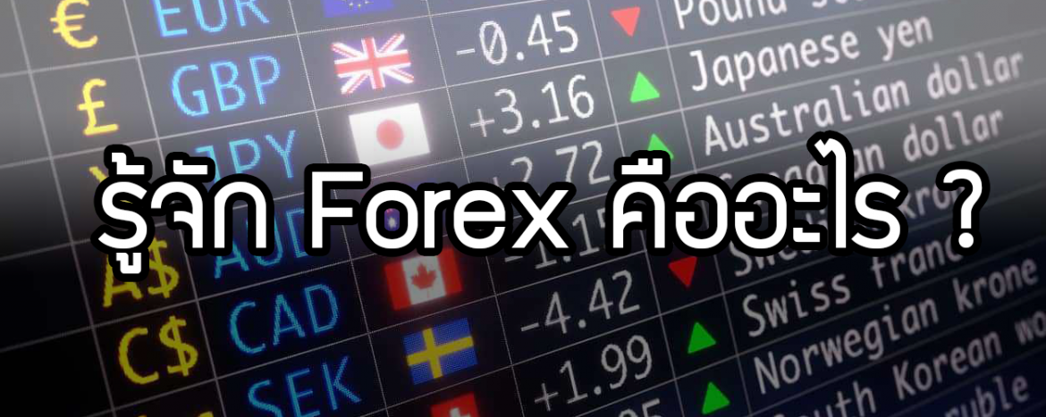 รู้จัก Forex คืออะไร ?